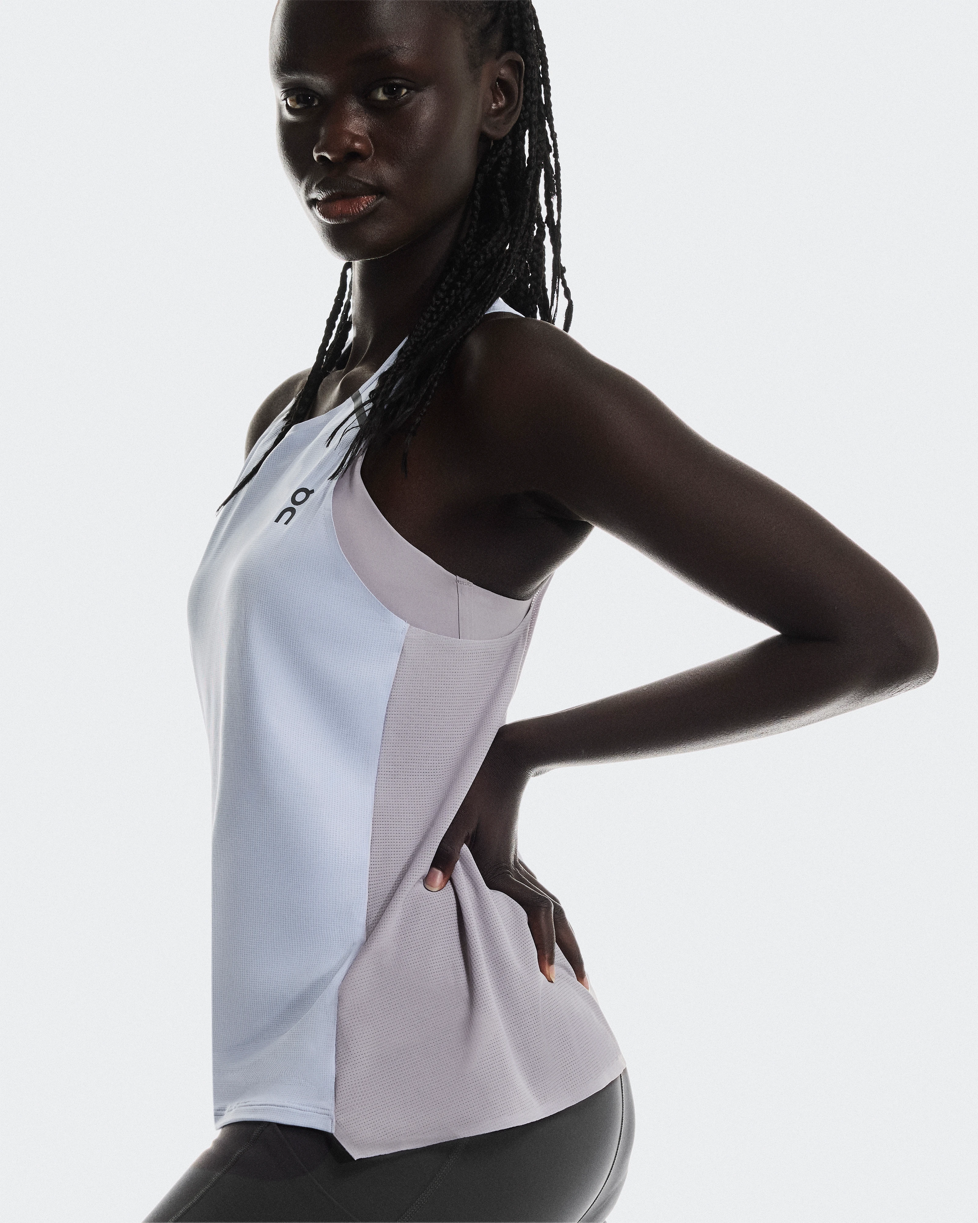 On Performance Tank Nimbus & Lilac Femme Hauts et t-shirts