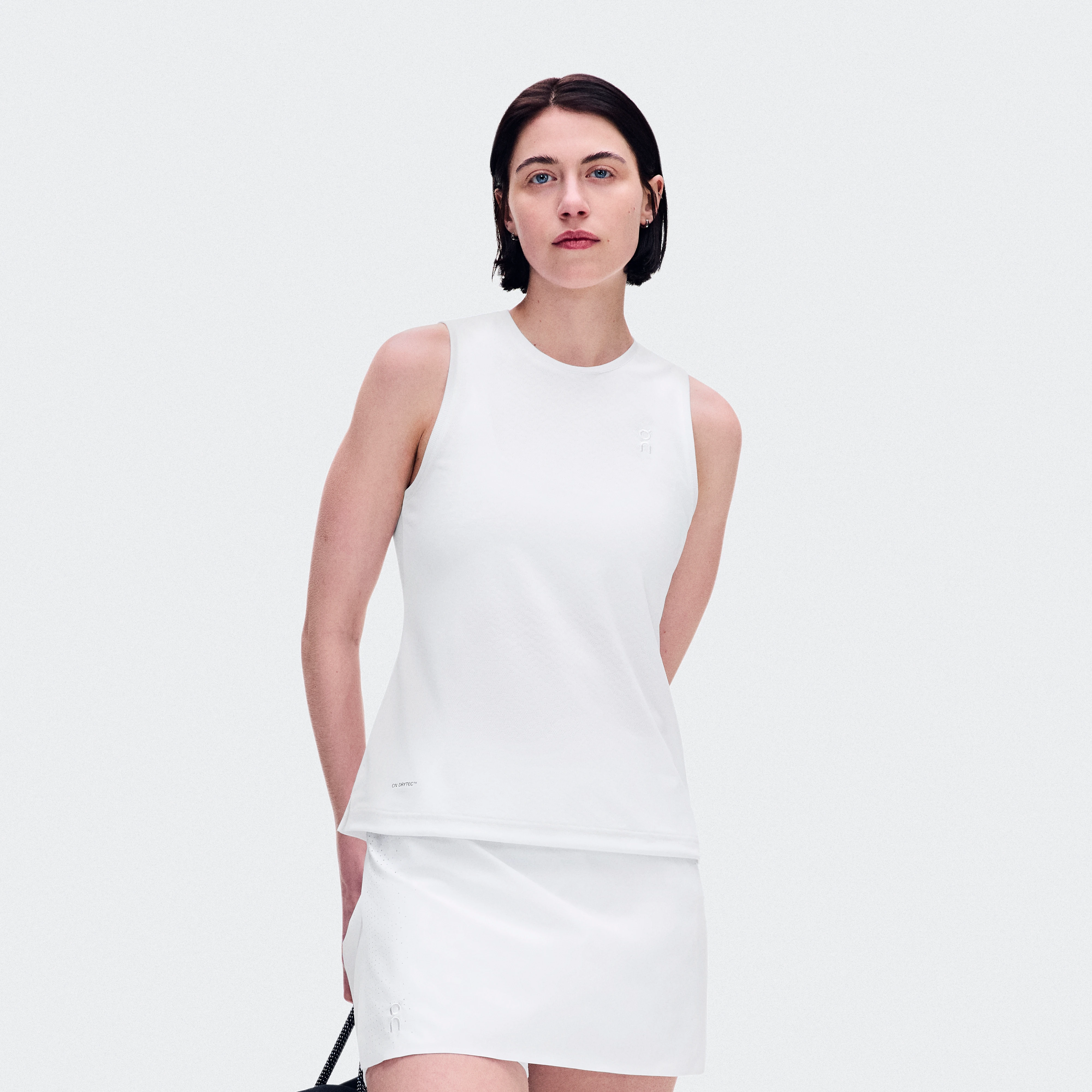 On Court Tank Edit LDN White Femme – Tennis, sports de raquette Hauts et t-shirts