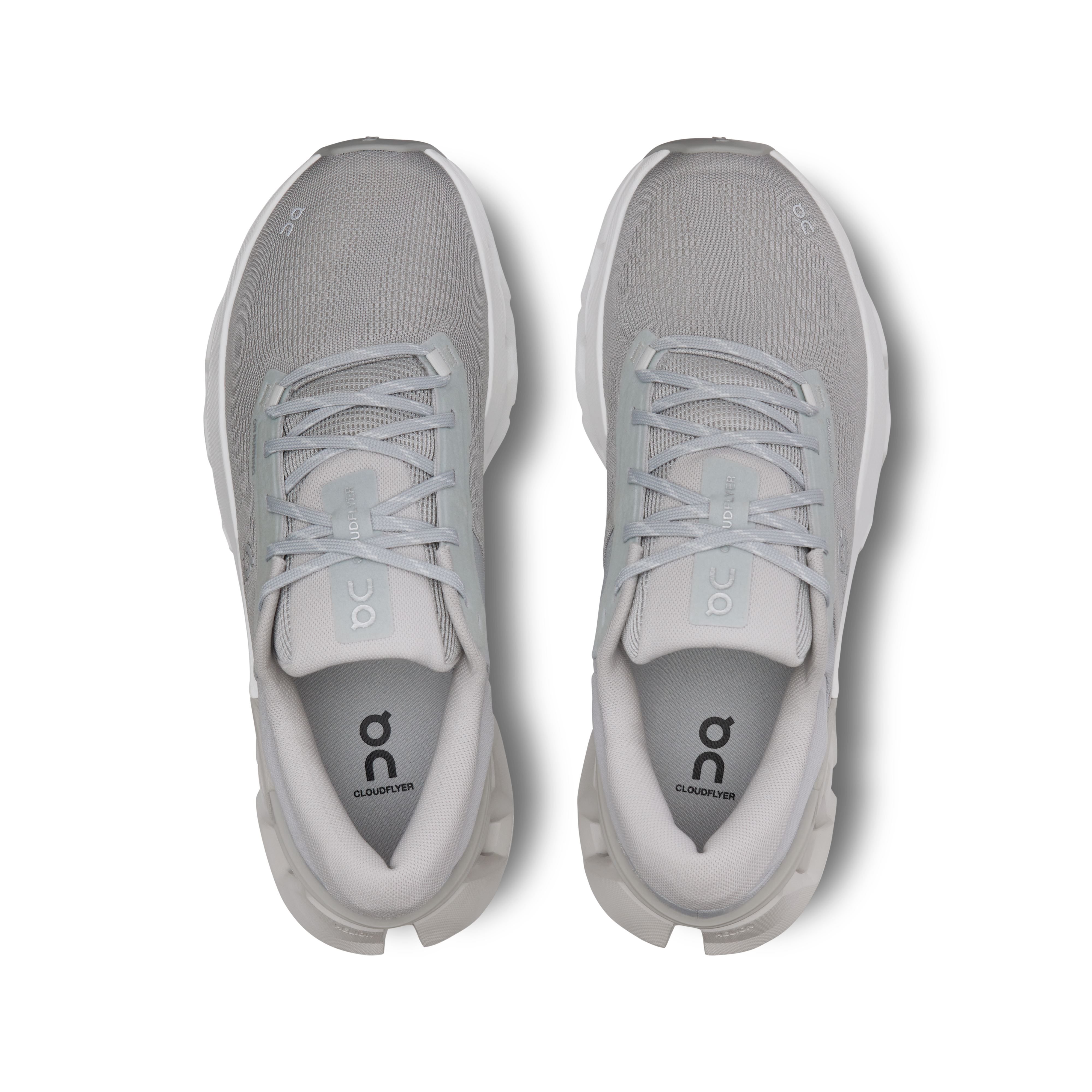 On Cloudflyer 5 Glacier & Wolf Homme Running sur route Chaussures