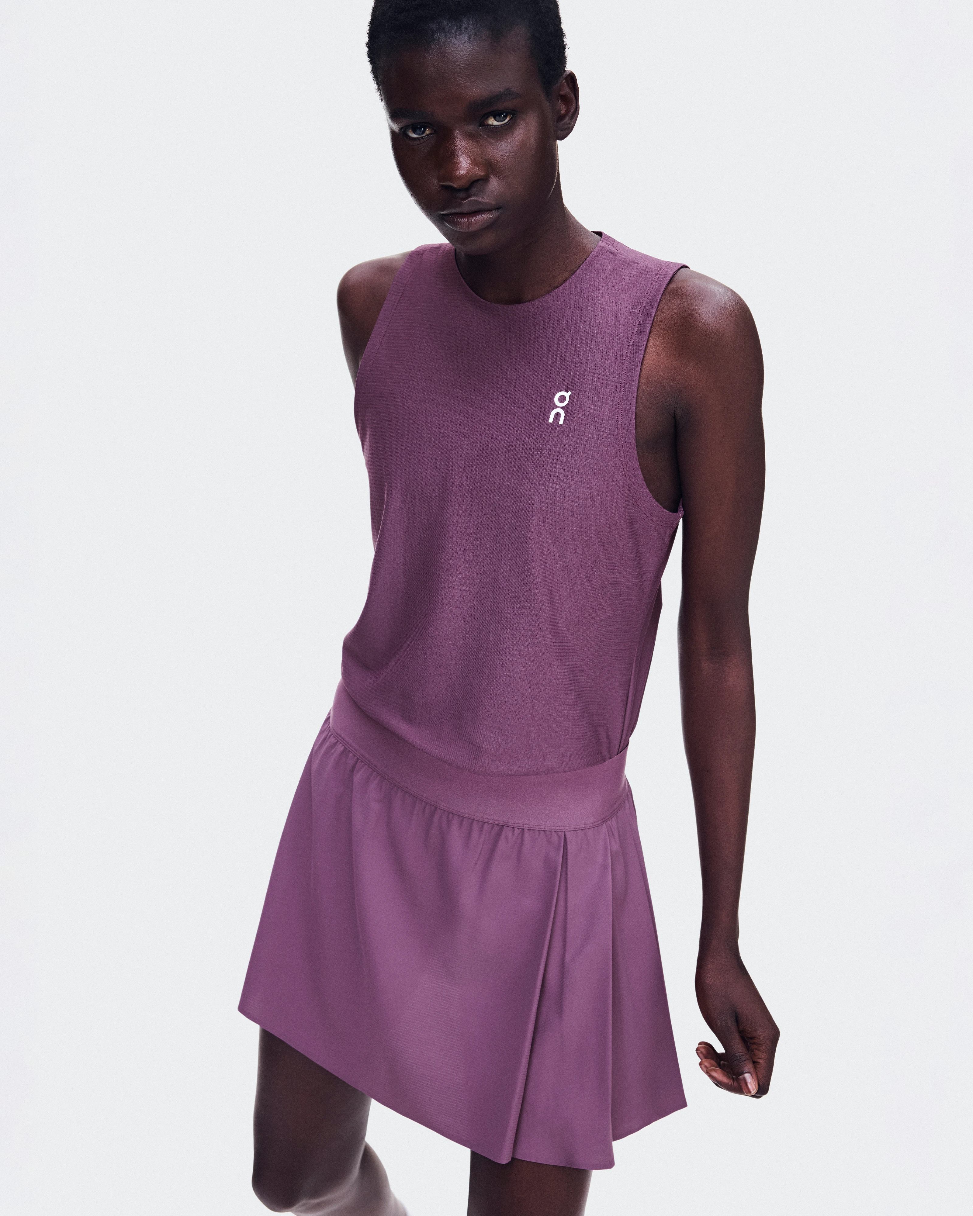 On Court Skirt Pleated Cassis Femme Jupes