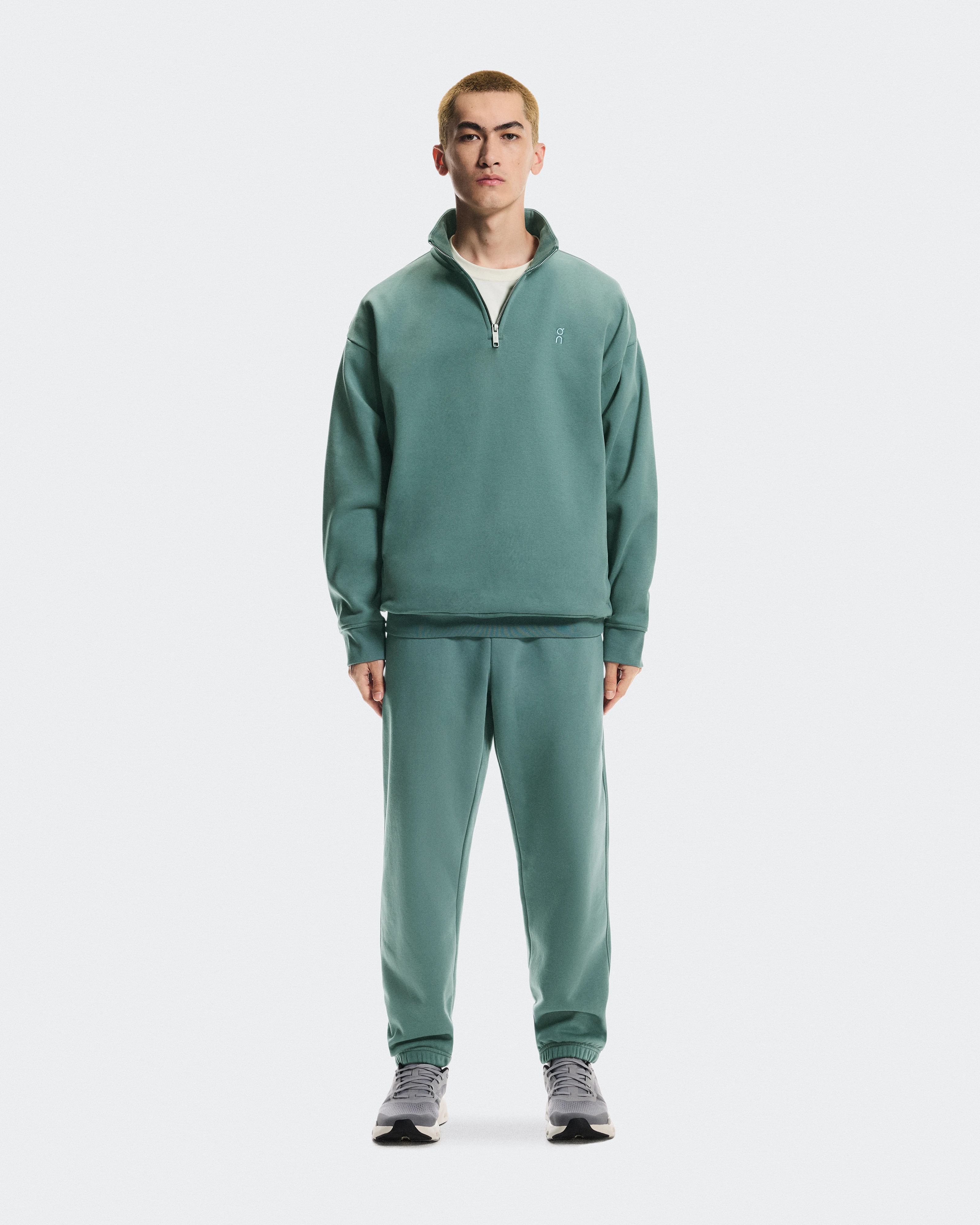 On Club Collective 1/4 Zip Tide Homme Sweats à capuche et sweats