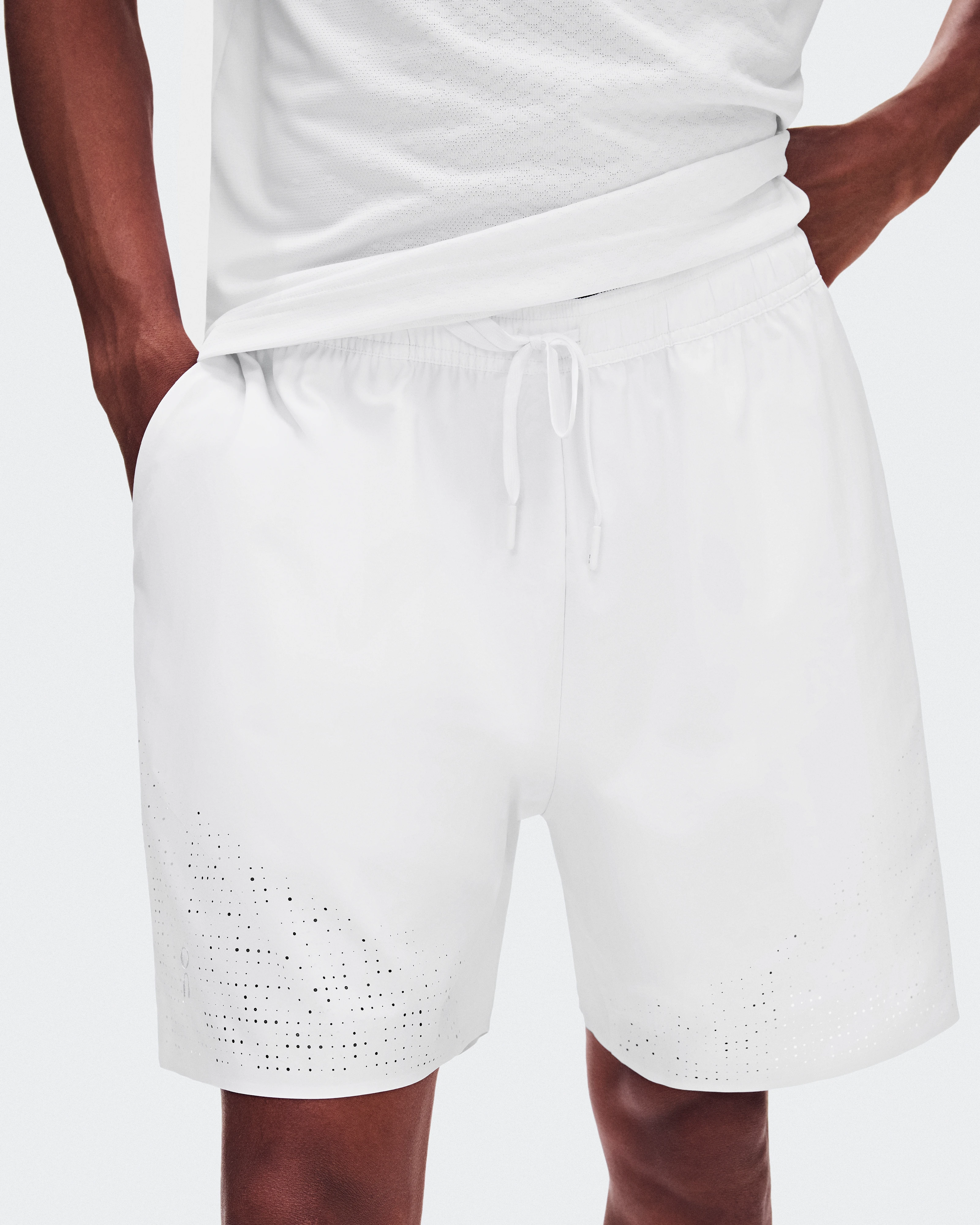 On 7" Court Shorts LDN White Homme