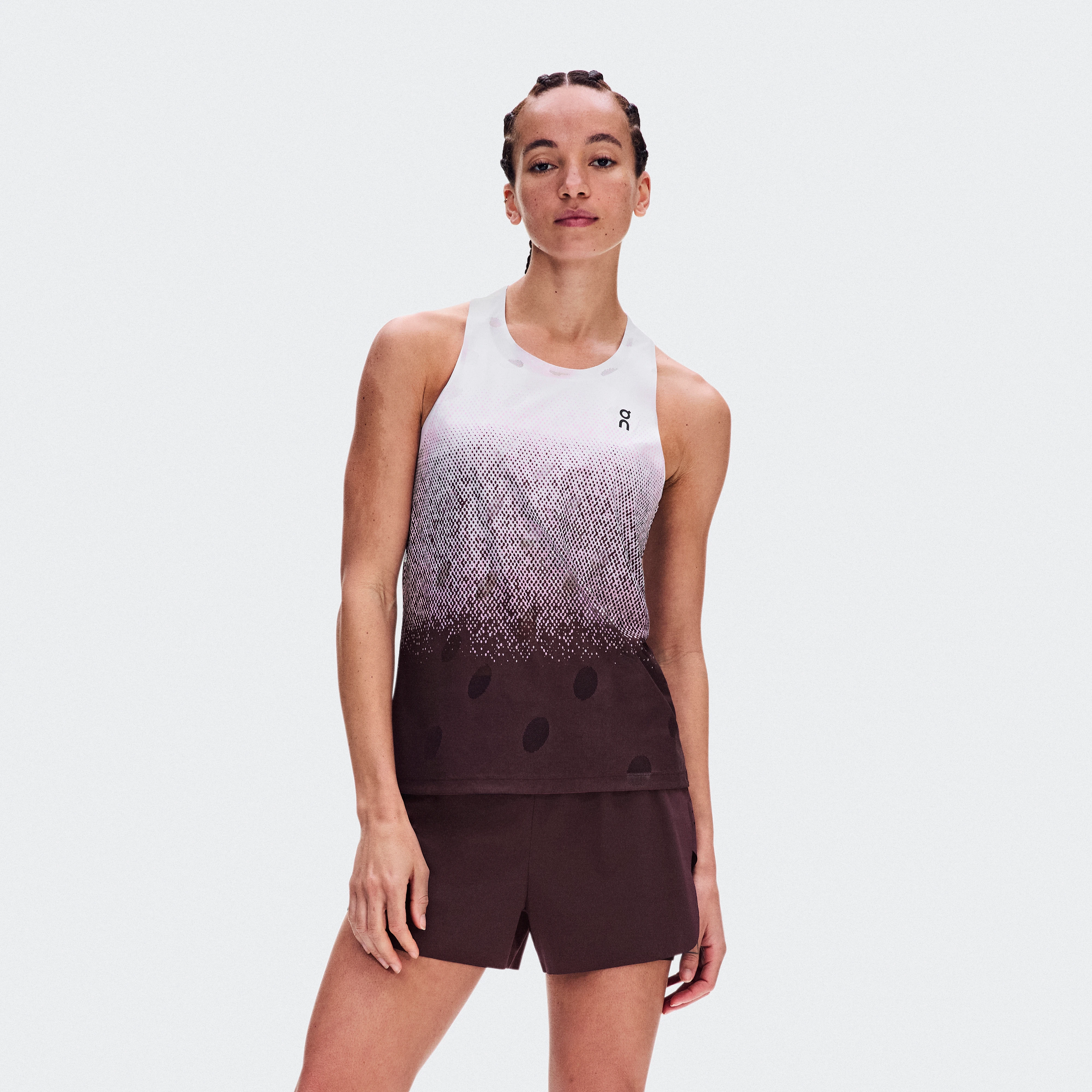 On Zero Tank Breathe Foxglove & White Femme – Entraînement haute performance et compétition Hauts et t-shirts