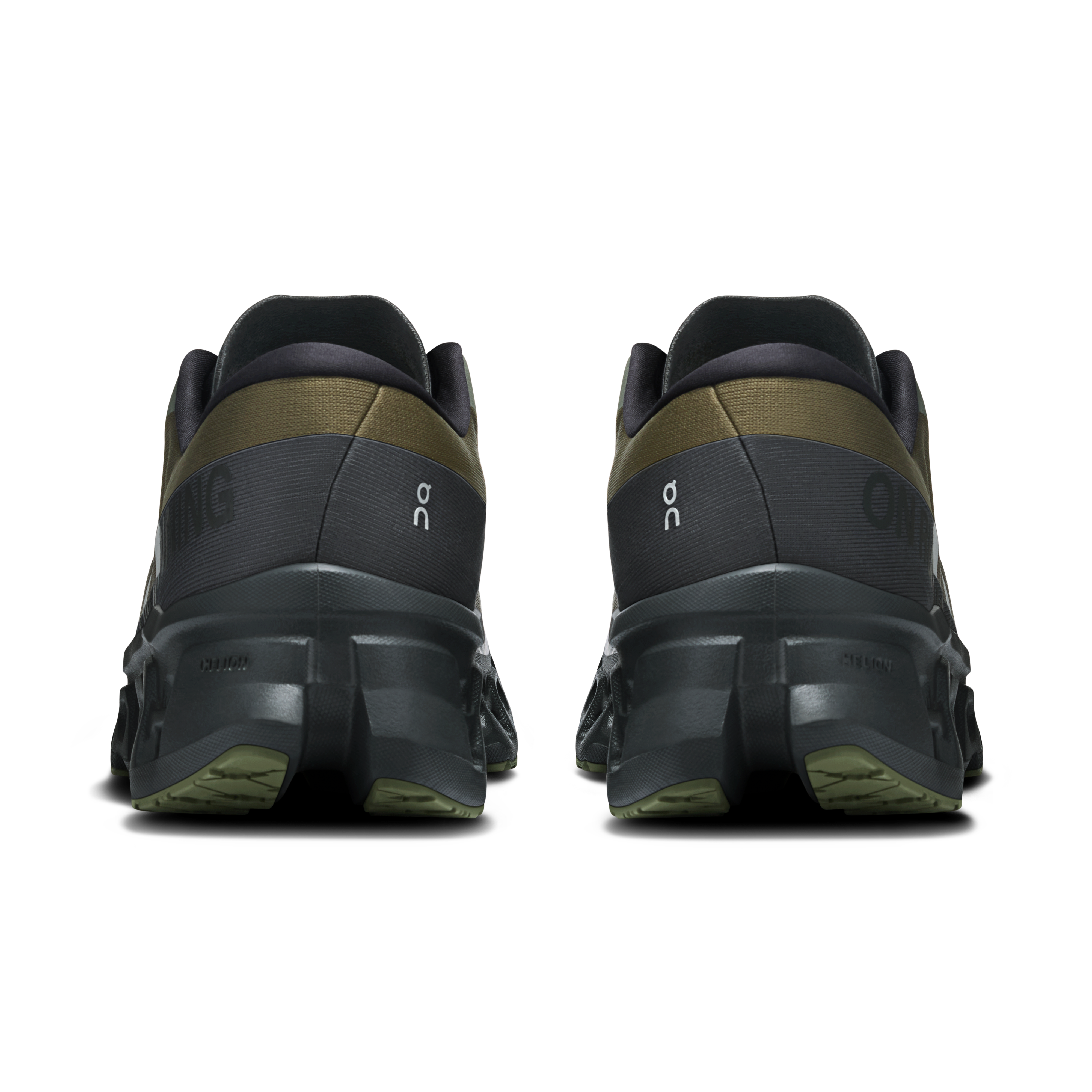 On Cloudmonster 3 Olive & Eclipse Homme Running sur route Chaussures