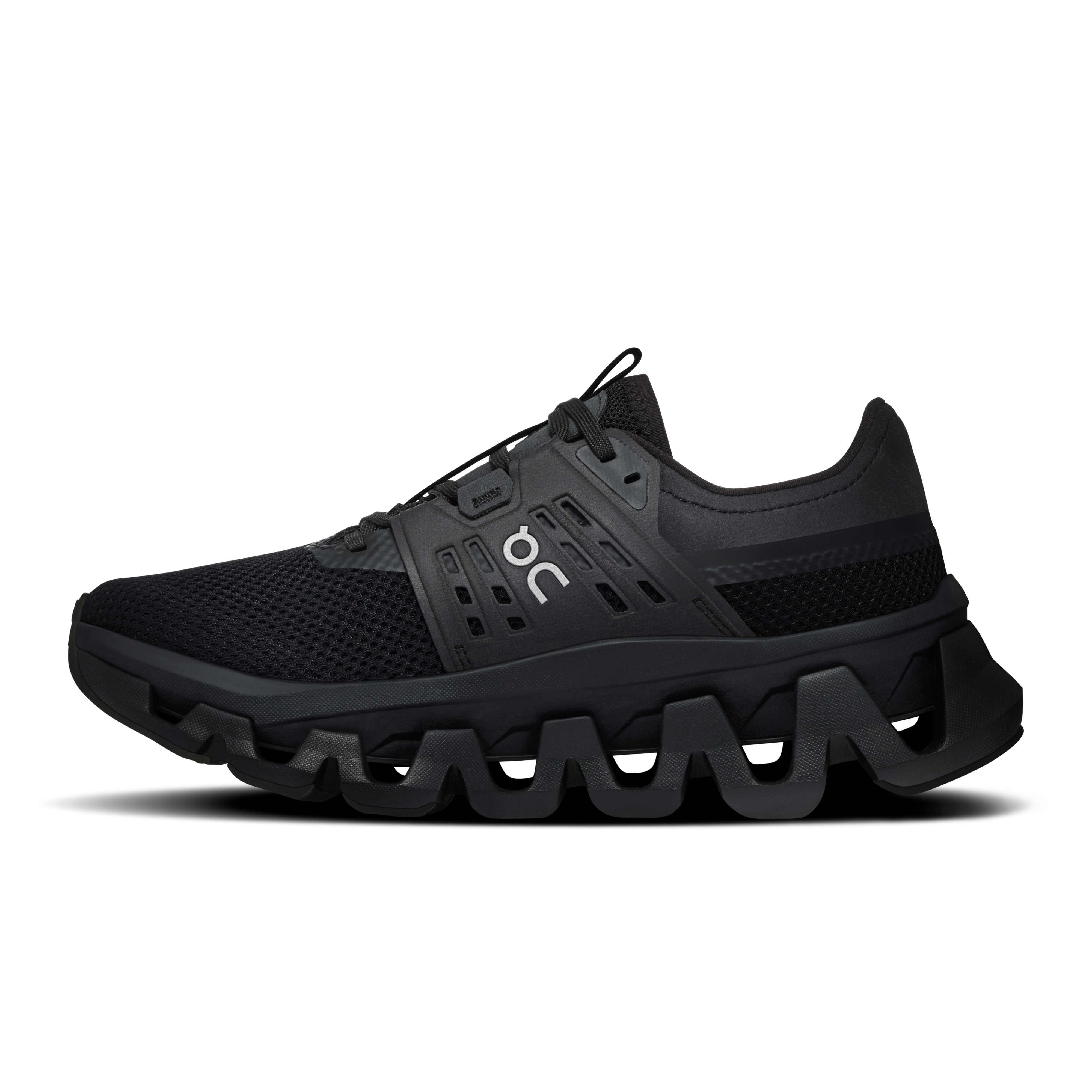 On Cloudswift Amp Black & Silver Femme Active Life Chaussures