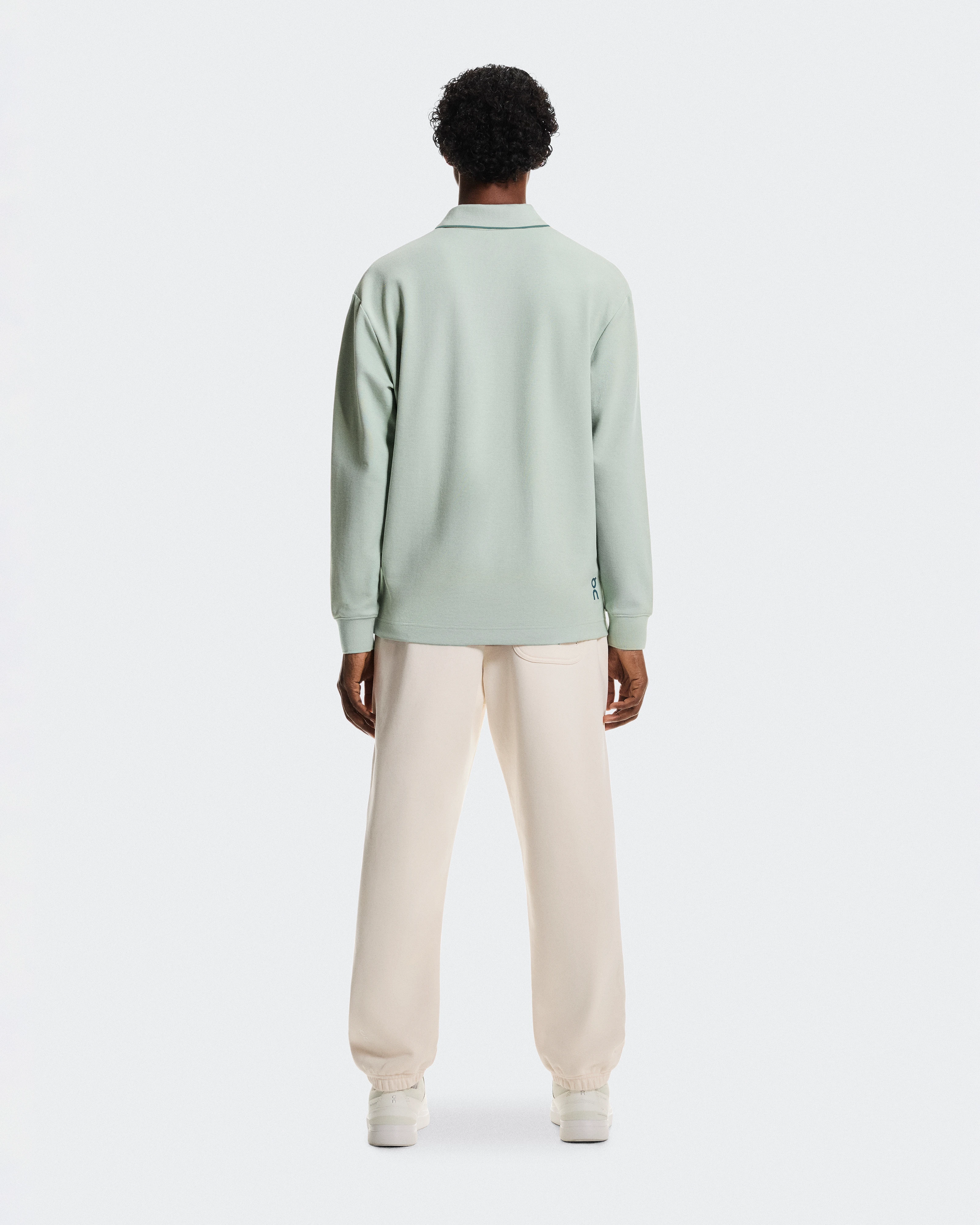 On Courtside Long-T Polo Mineral & Tide Homme Hauts et t-shirts