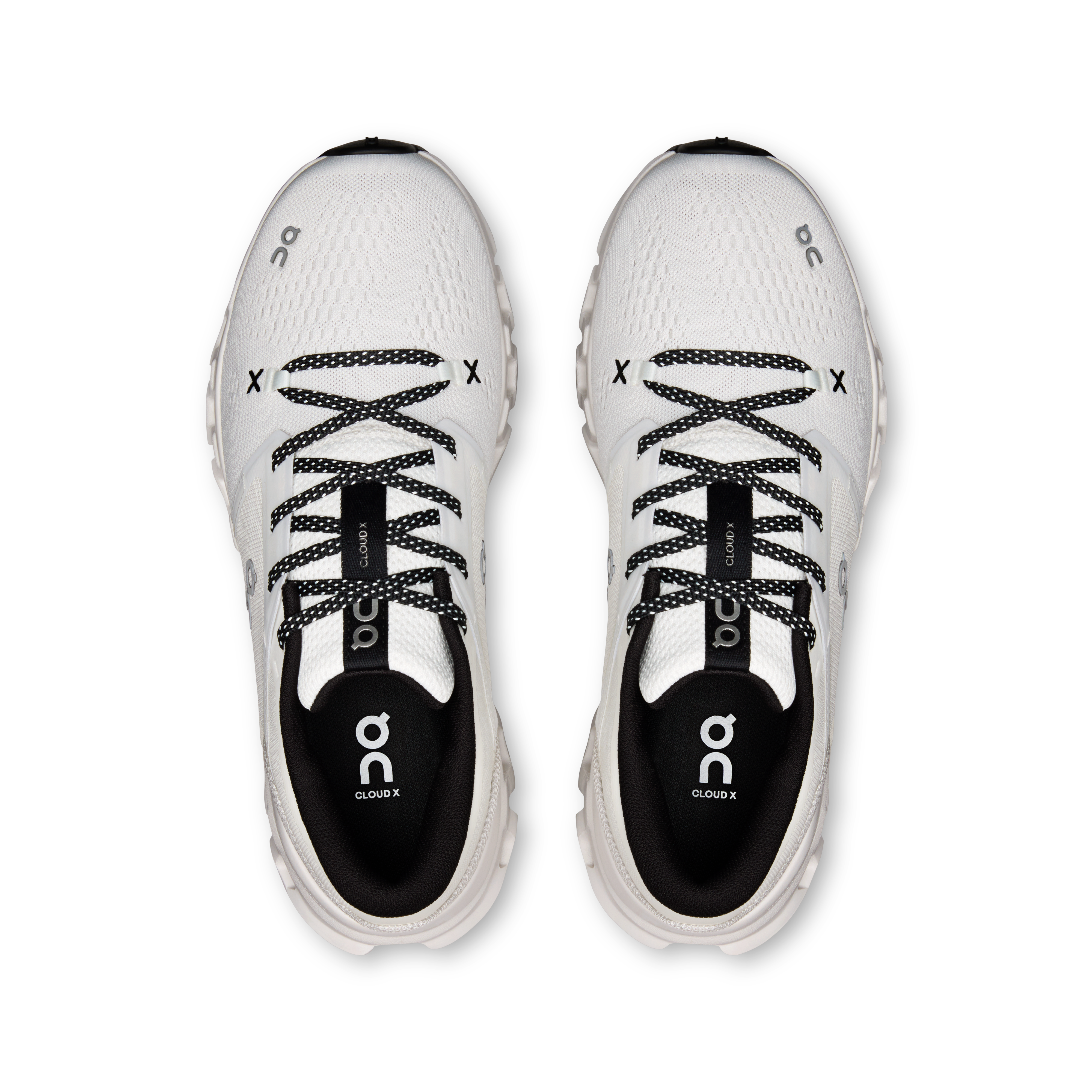 On Cloud X 5 White & Black Femme Active Life Chaussures