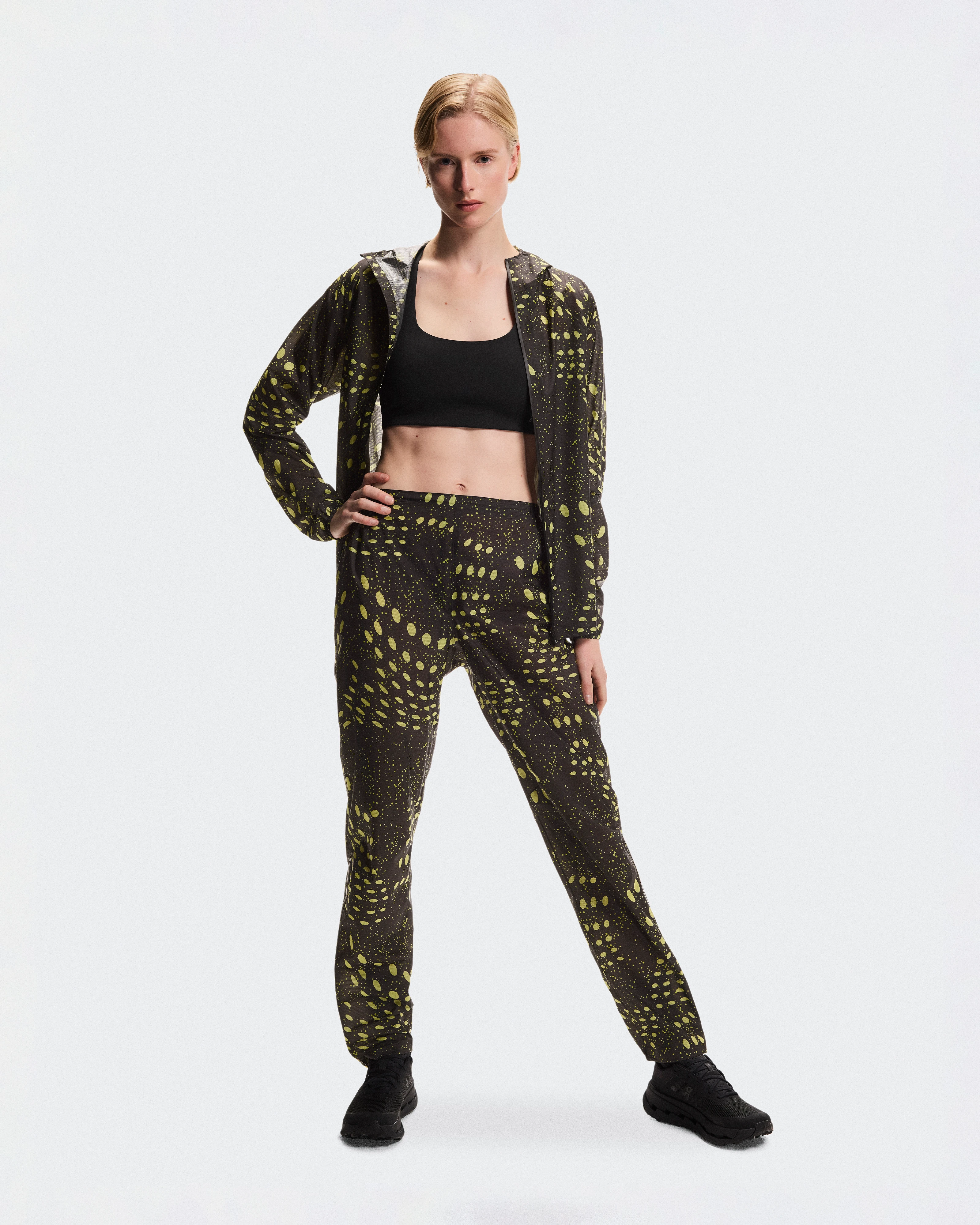 On Ultra Pants Iron & Lime Femme Pantalons