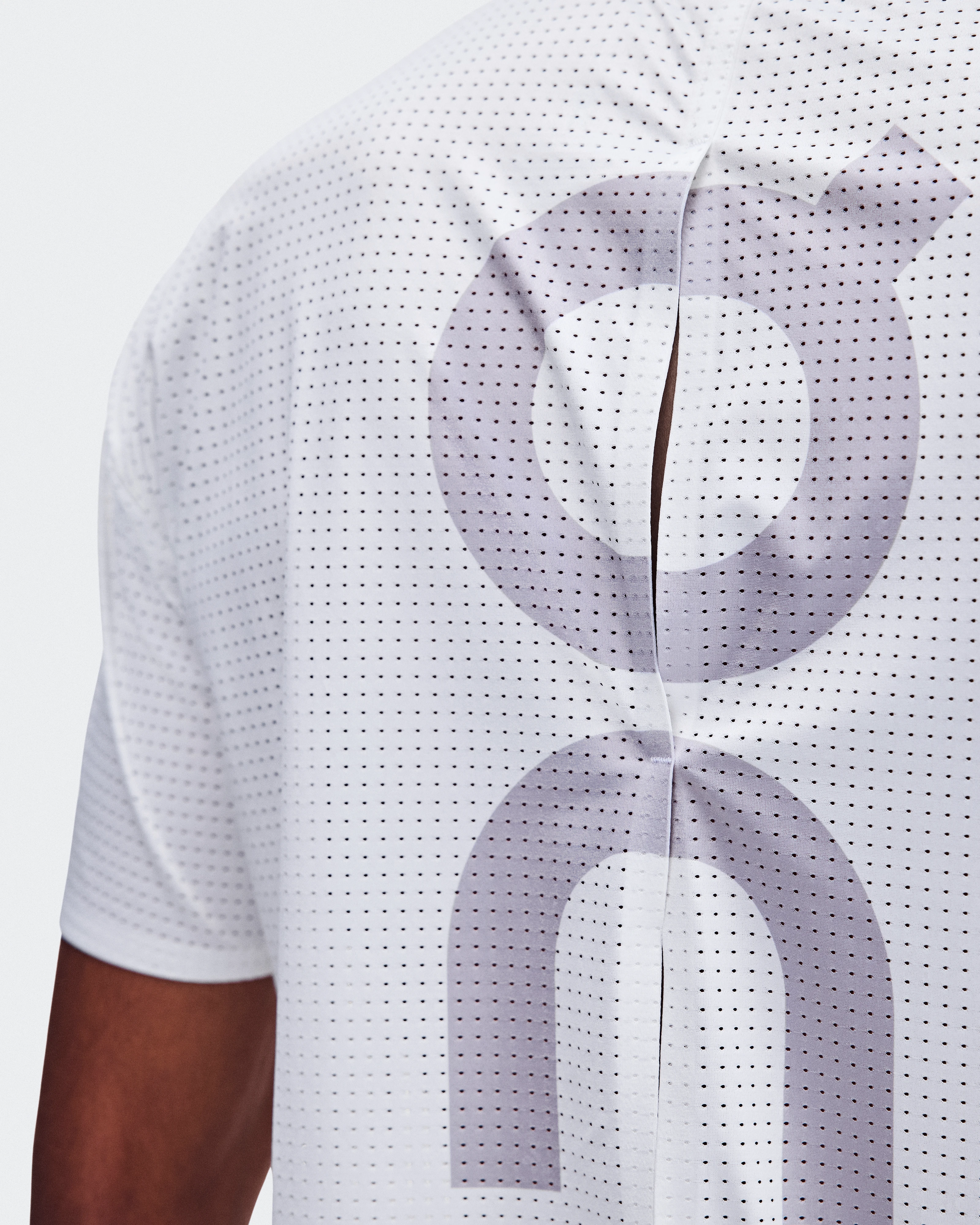 On Cropped Run-T LN1 White Unisexe Hauts et t-shirts