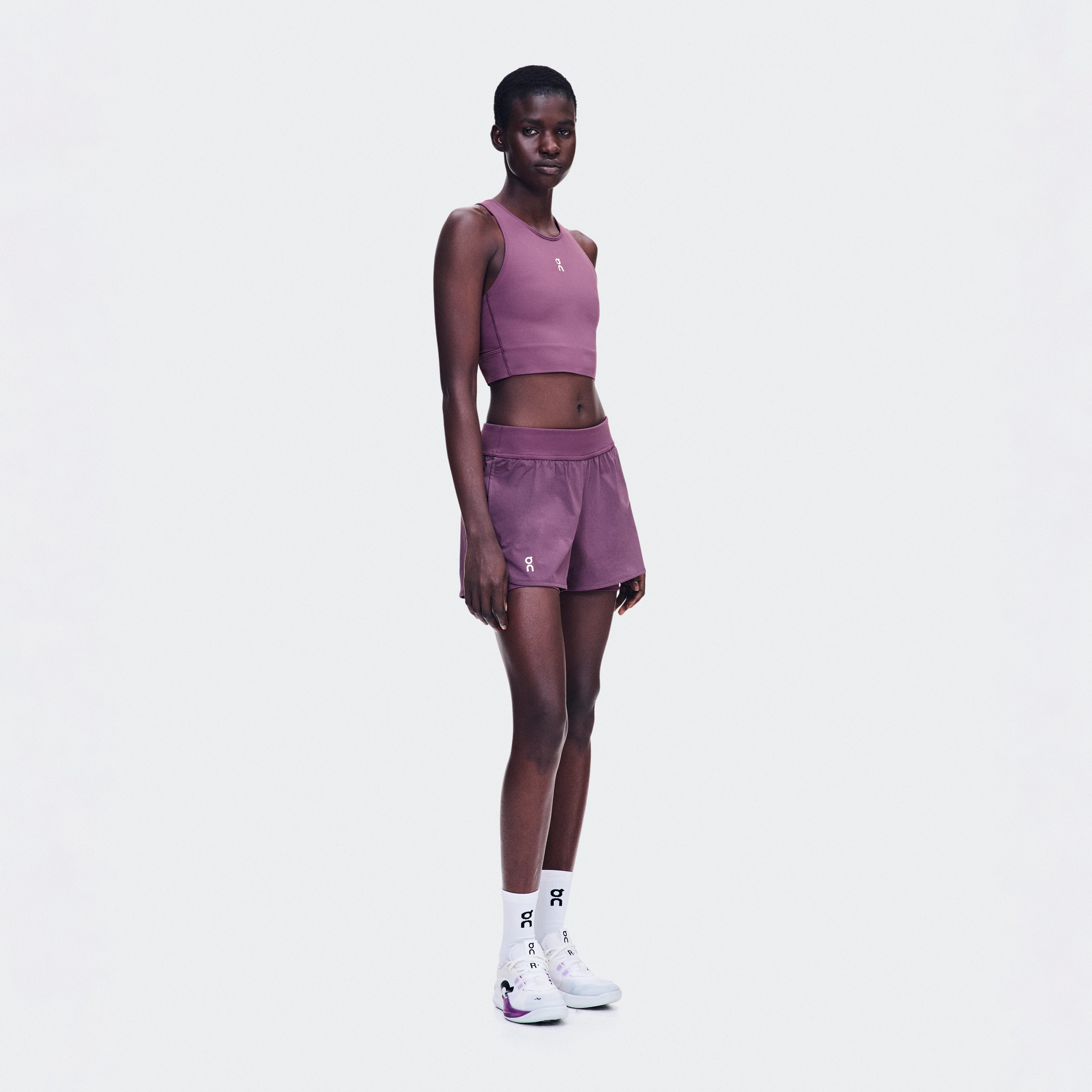 On 3" Court Shorts 2-in-1 Cassis Femme – Tennis Shorts