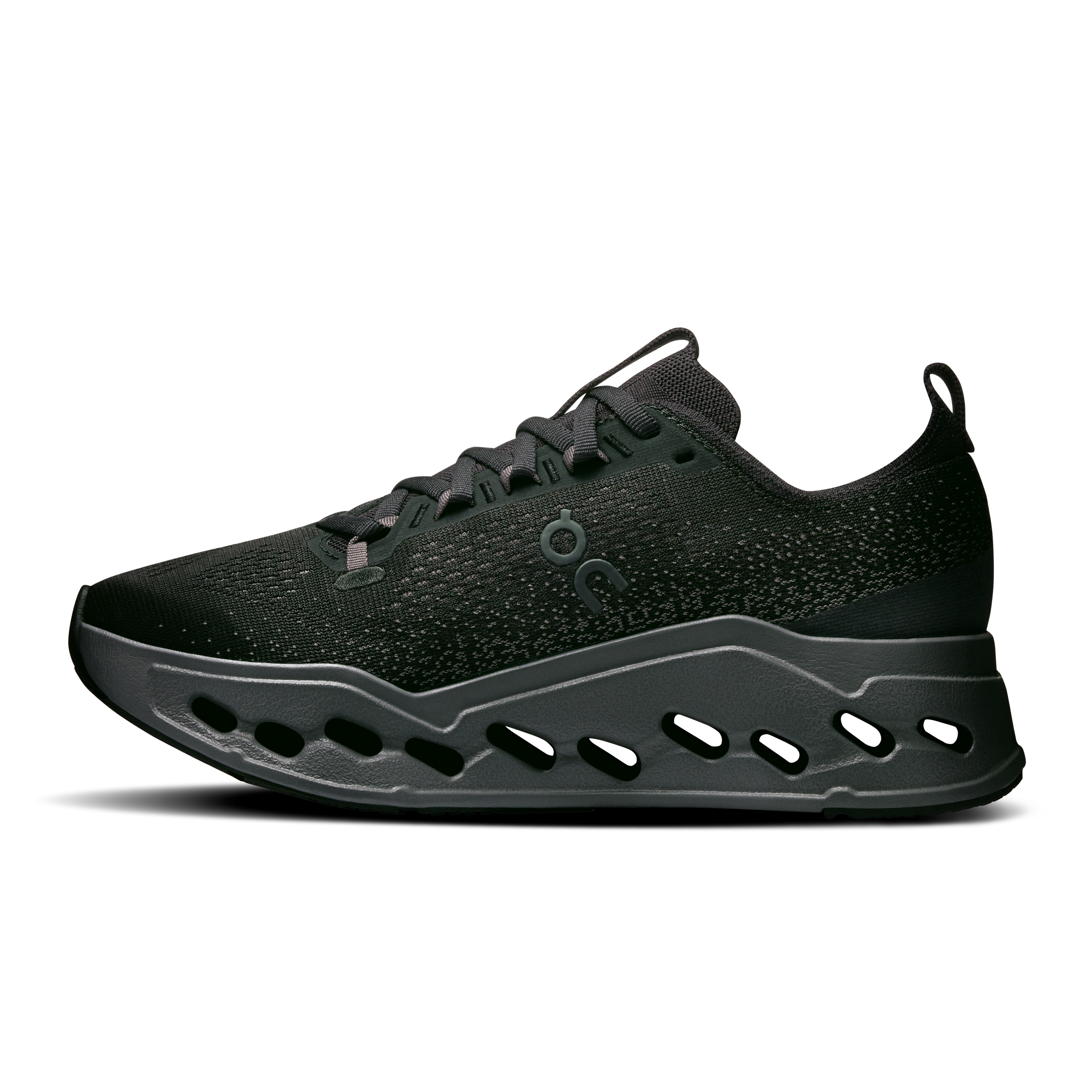 On Cloudsurfer Max Wide Black & Eclipse Femme Running sur route Chaussures