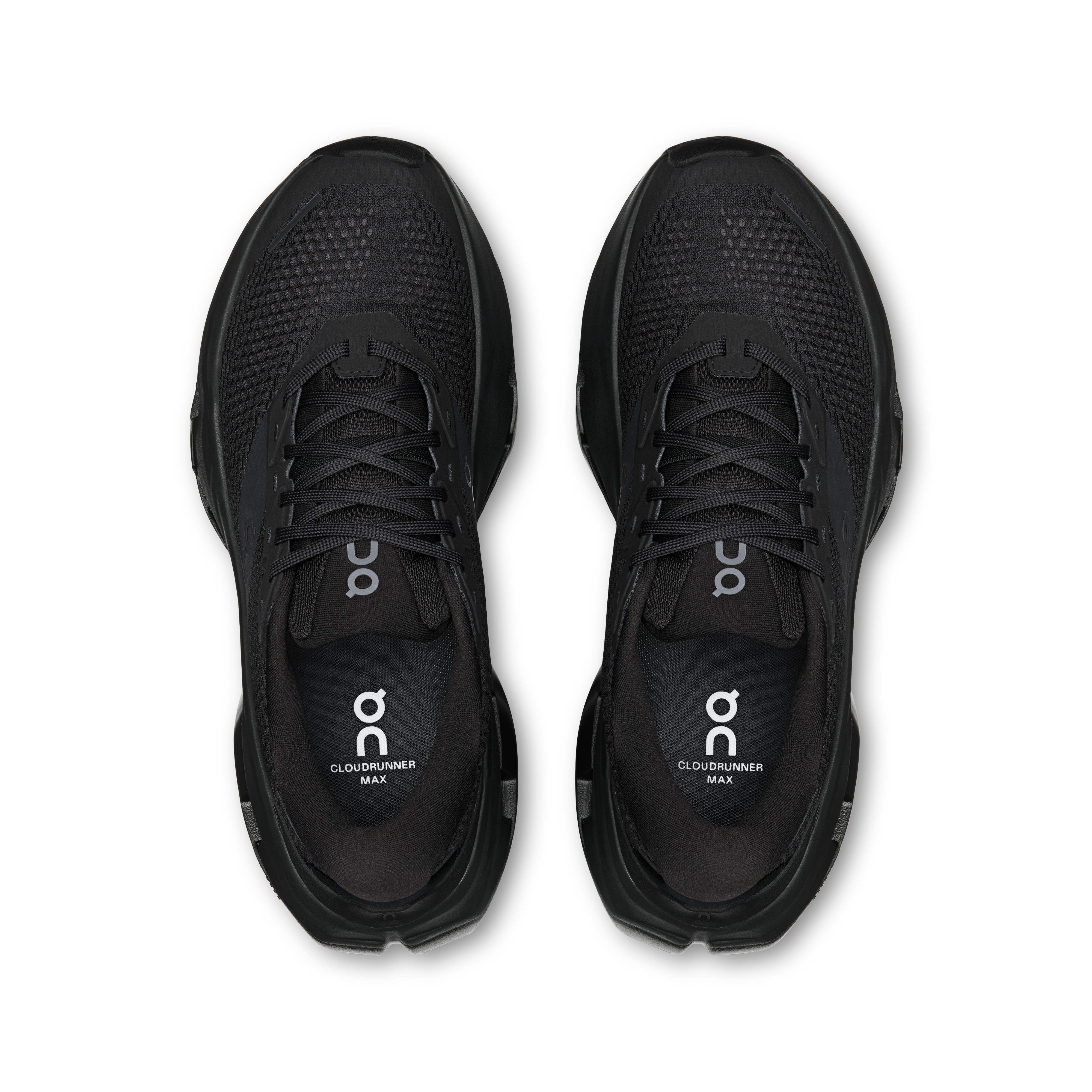 On Cloudrunner 3 Max Black & Black Femme Running sur route Chaussures
