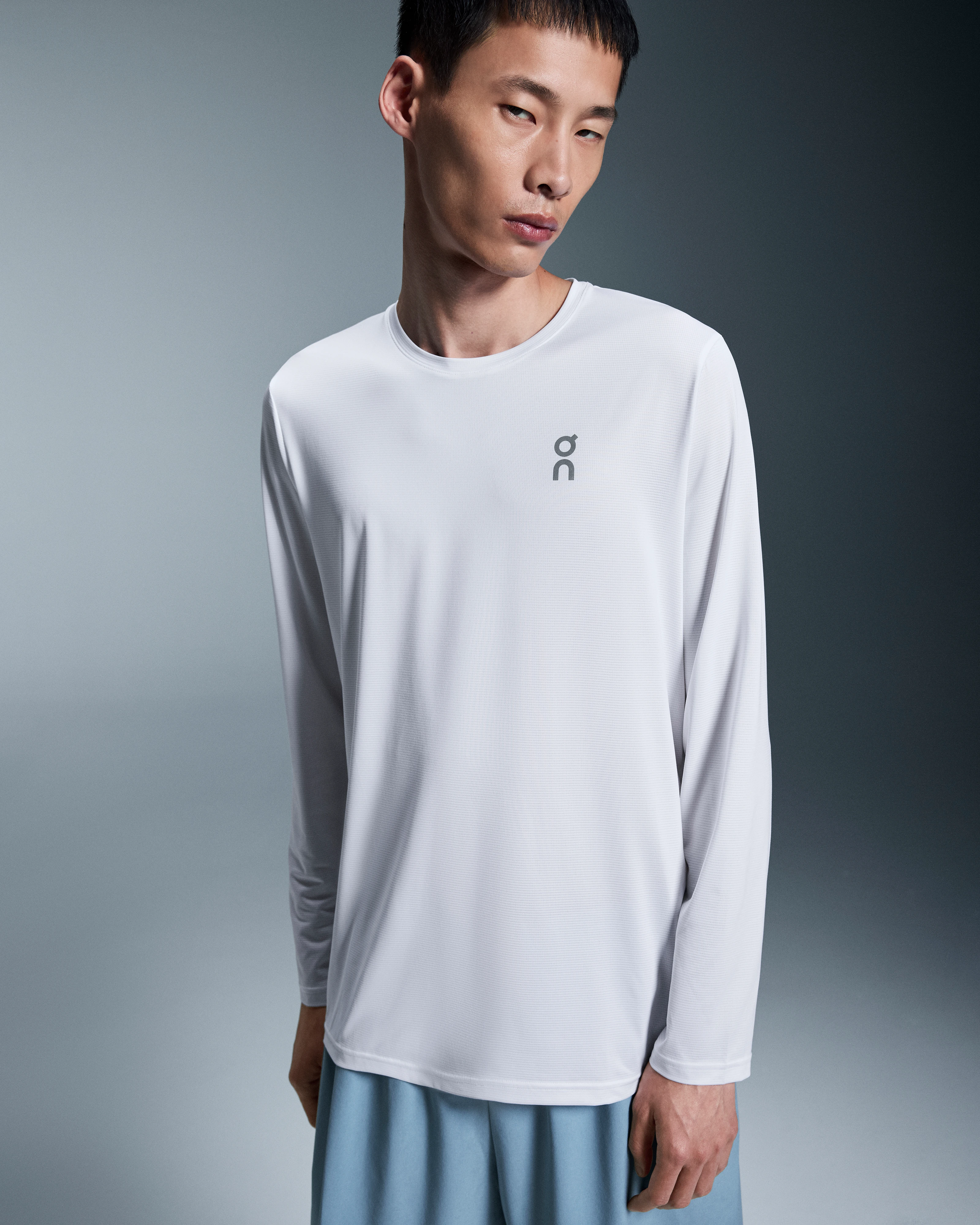 On Core Long-T White Homme Hauts et t-shirts