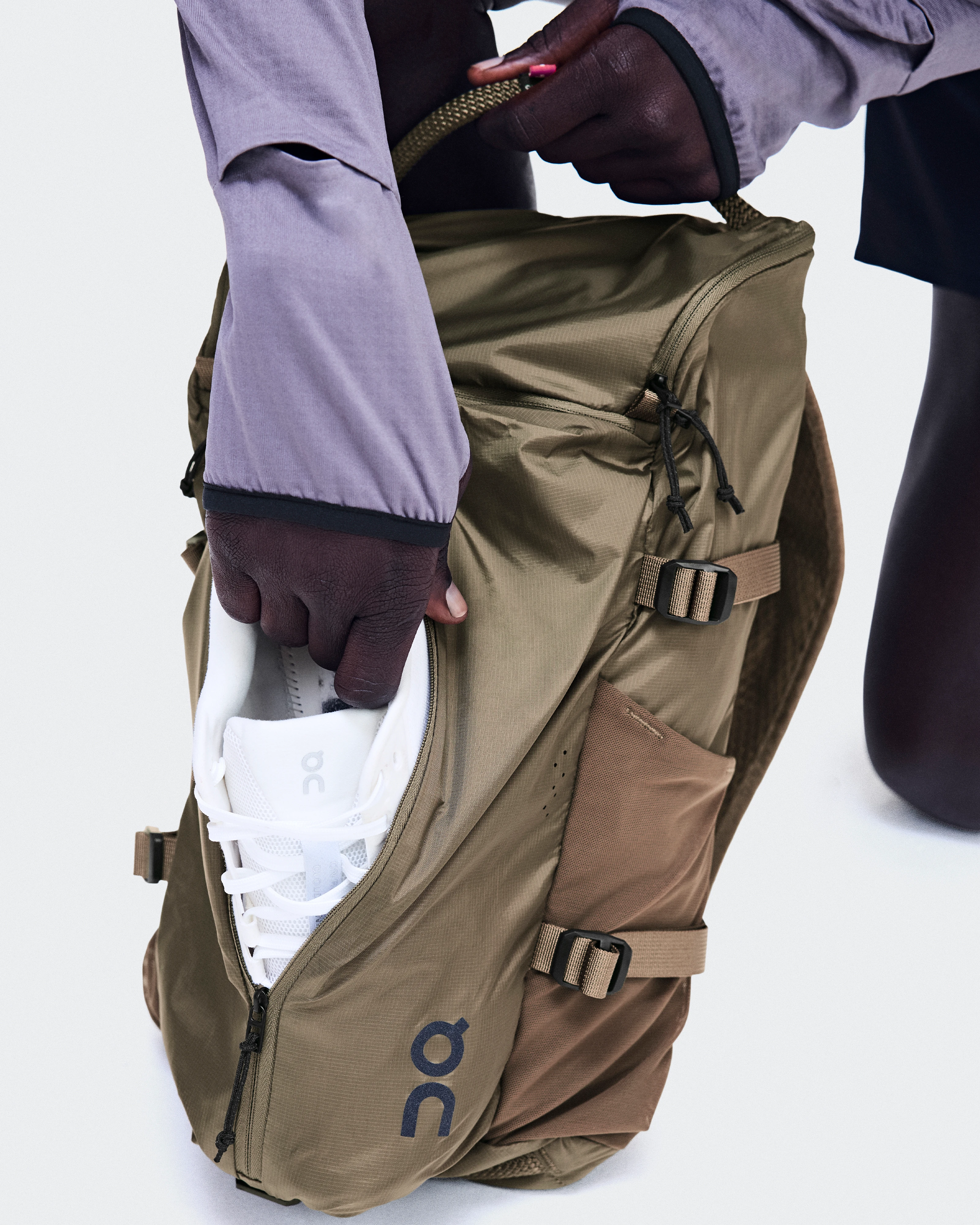 On Speed Pack 18L Lite Olive Unisexe Sacs