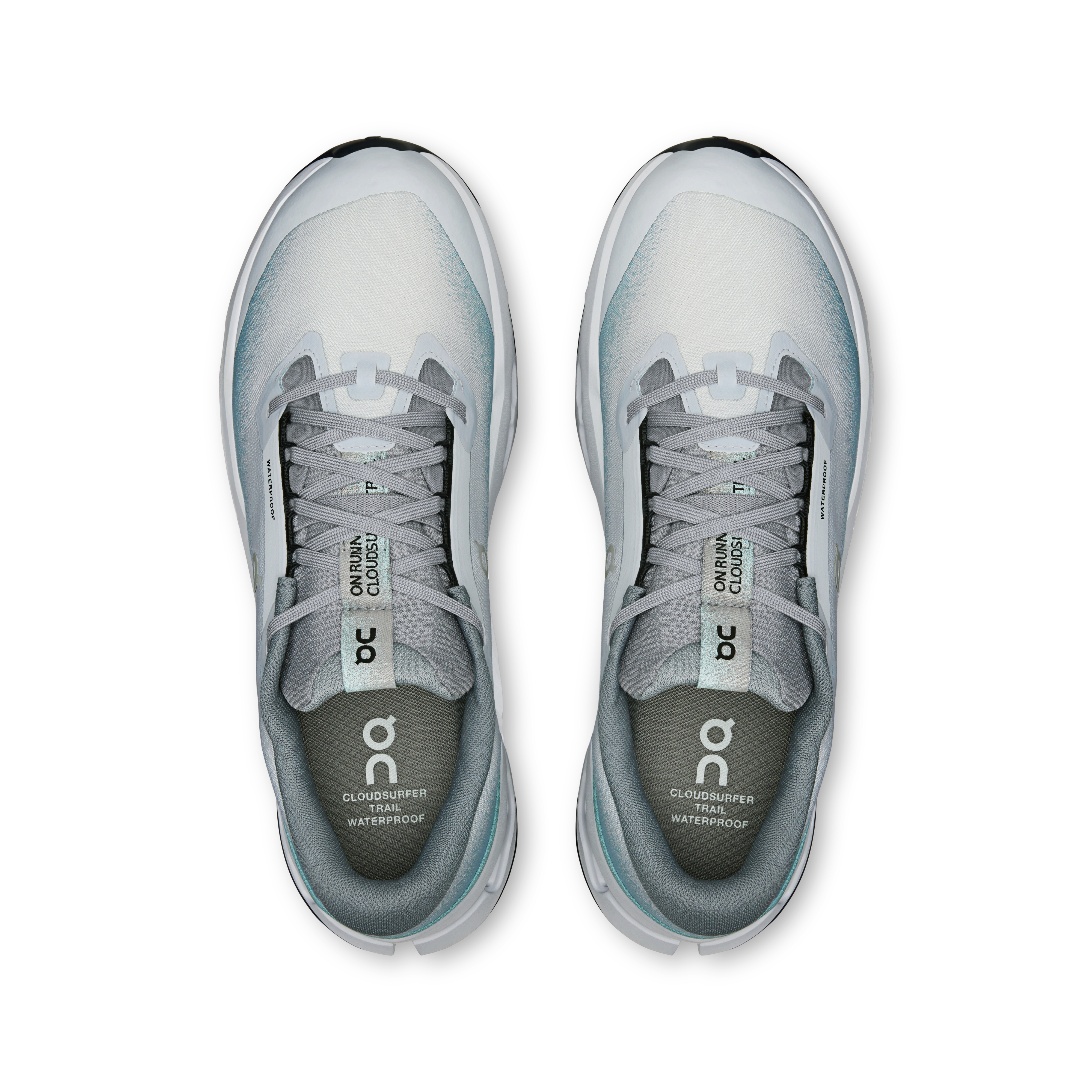 On Cloudsurfer Trail 2 Waterproof Glacier & Tide Homme – Trail running, foulées agréables Chaussures
