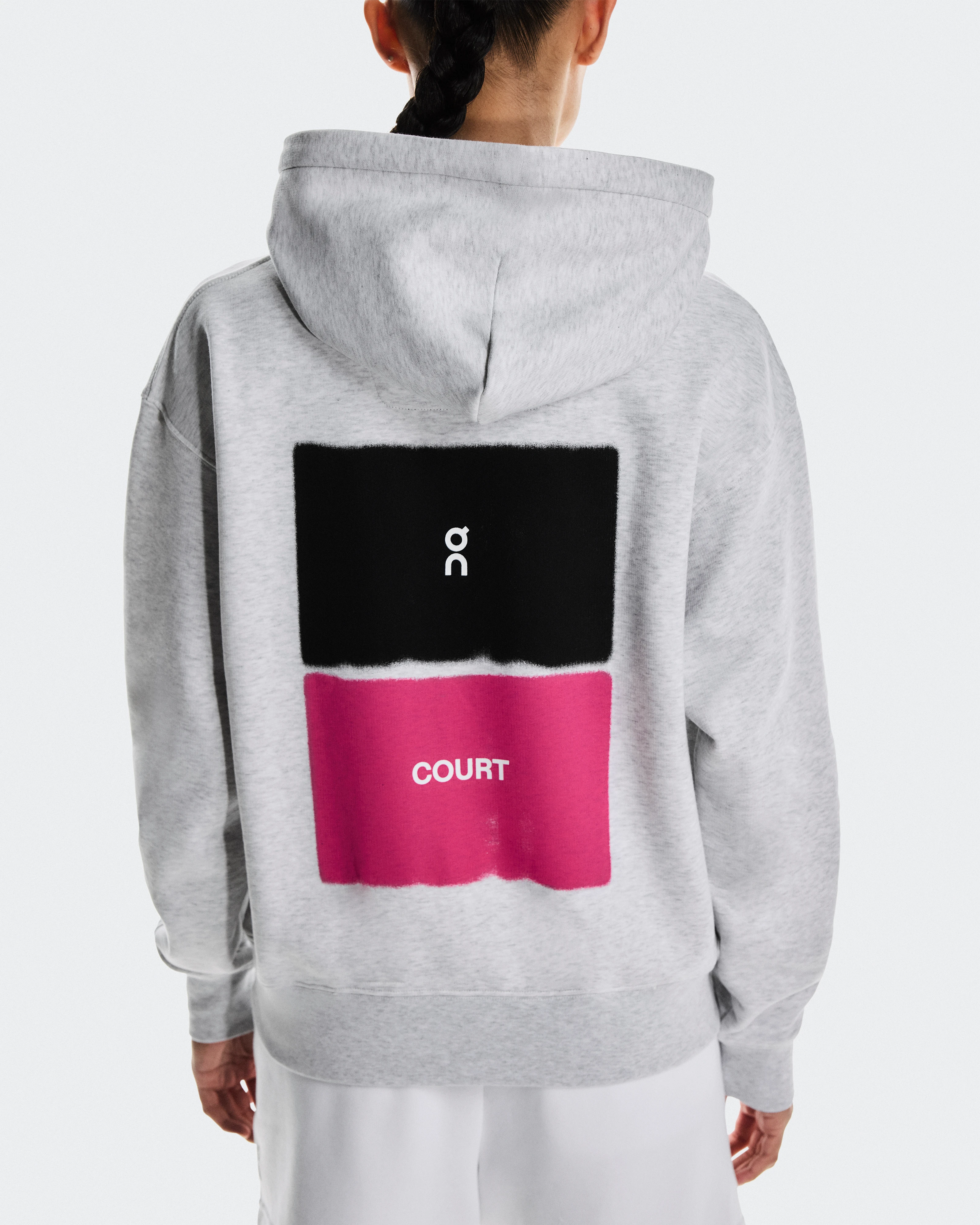 On Club Hoodie Court Crater Femme Sweats à capuche et sweats