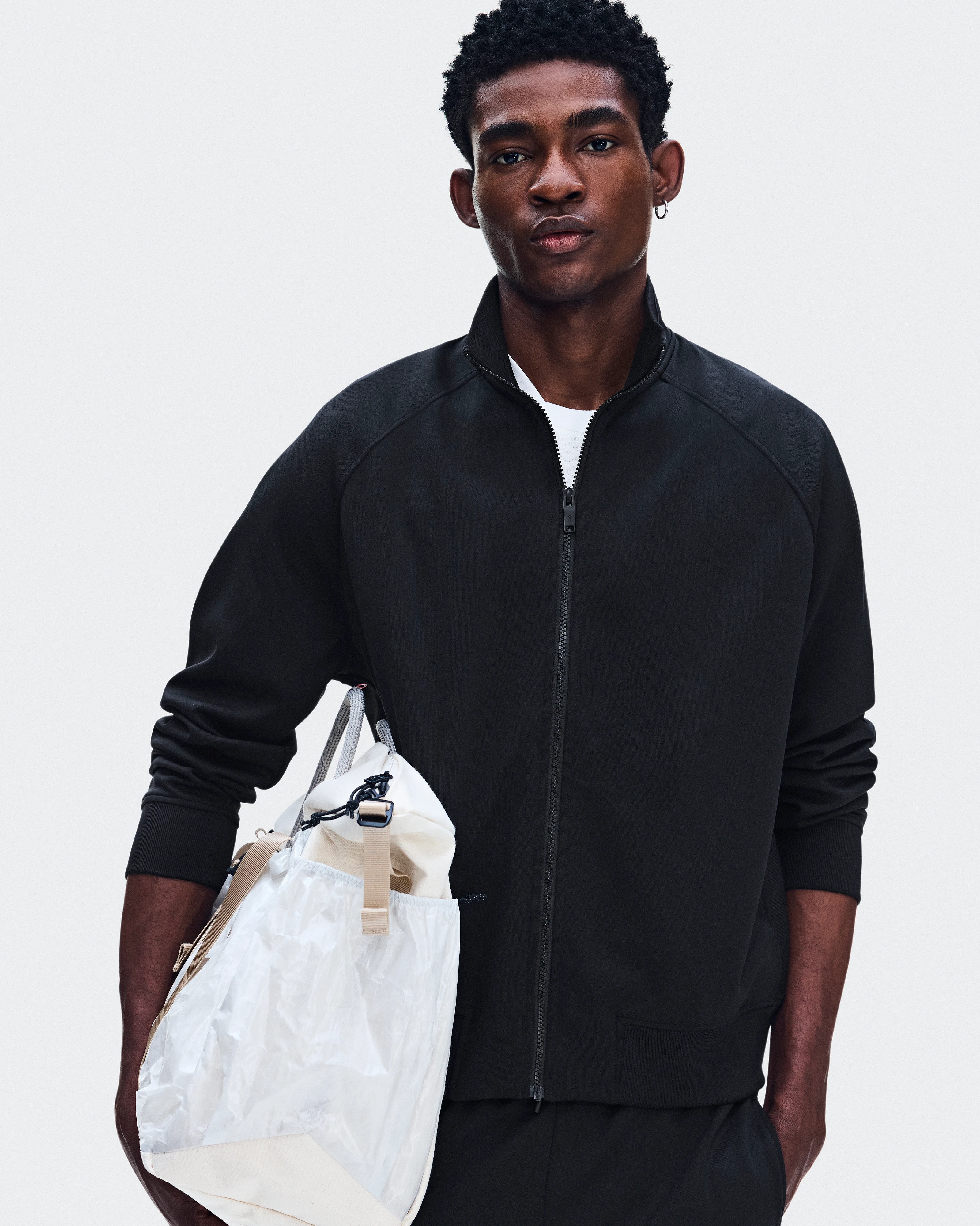 On Courtside Full-Zip Black Homme Vestes