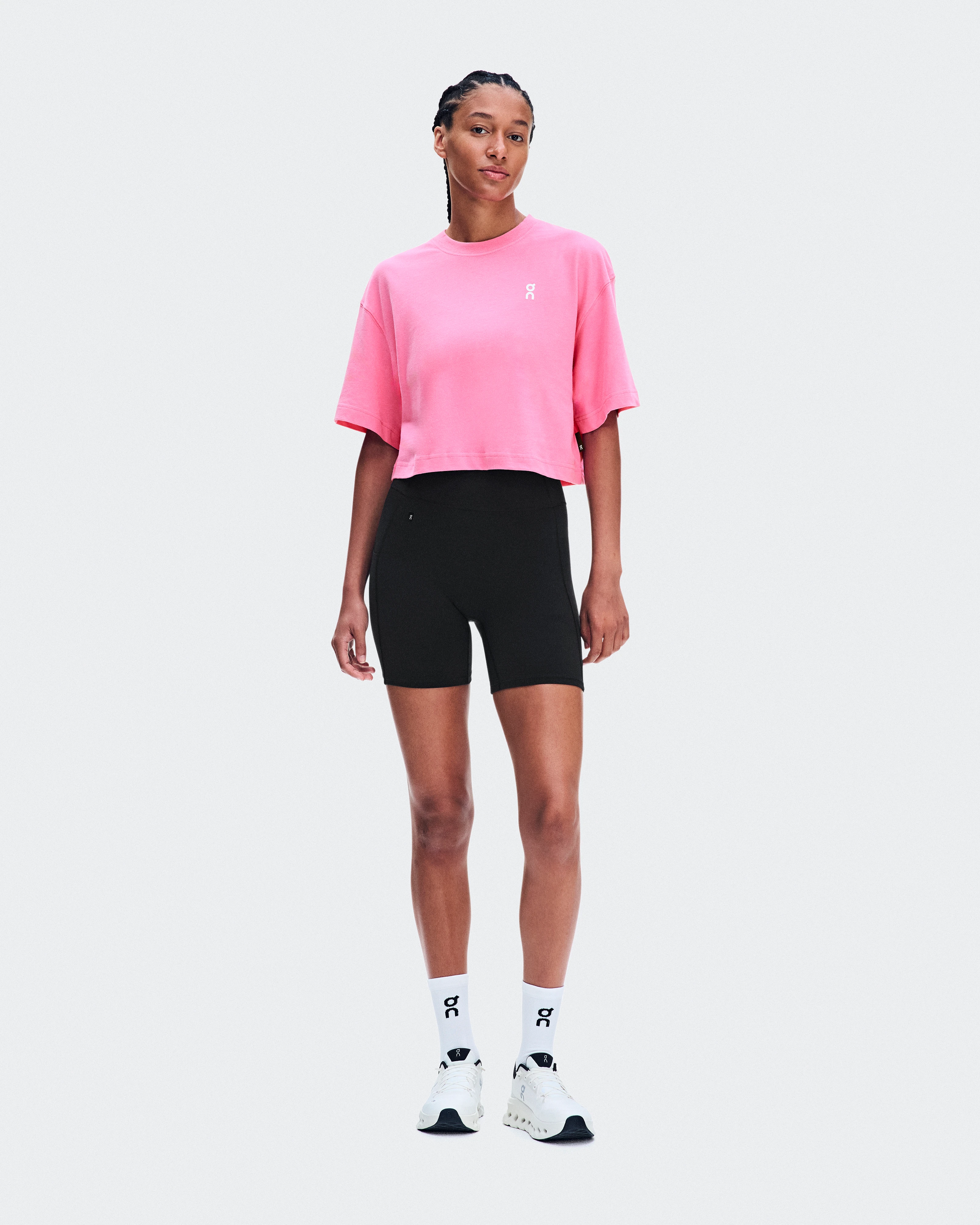 On Club Boxy-T Bubblegum Femme Hauts et t-shirts