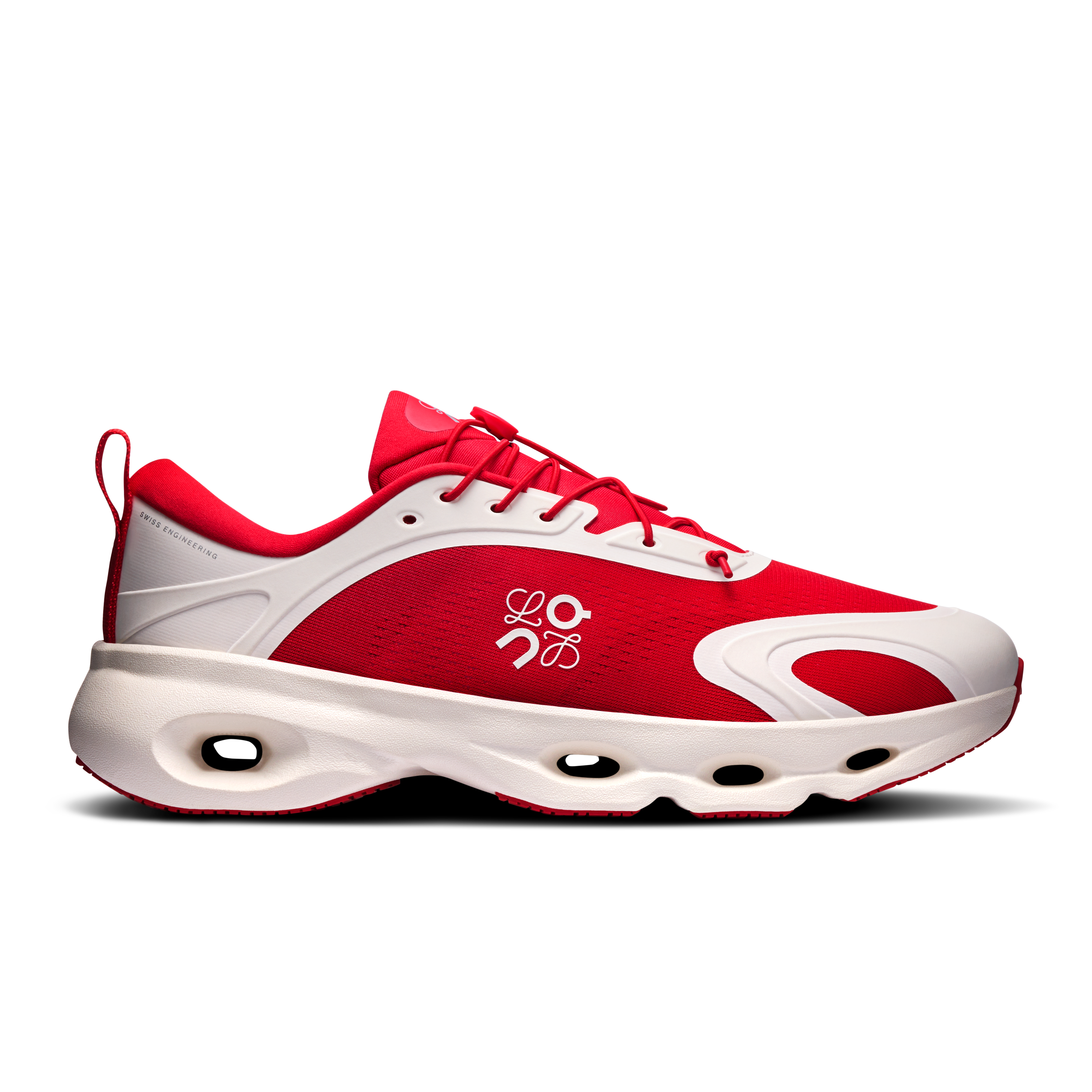 Red | Eggshell