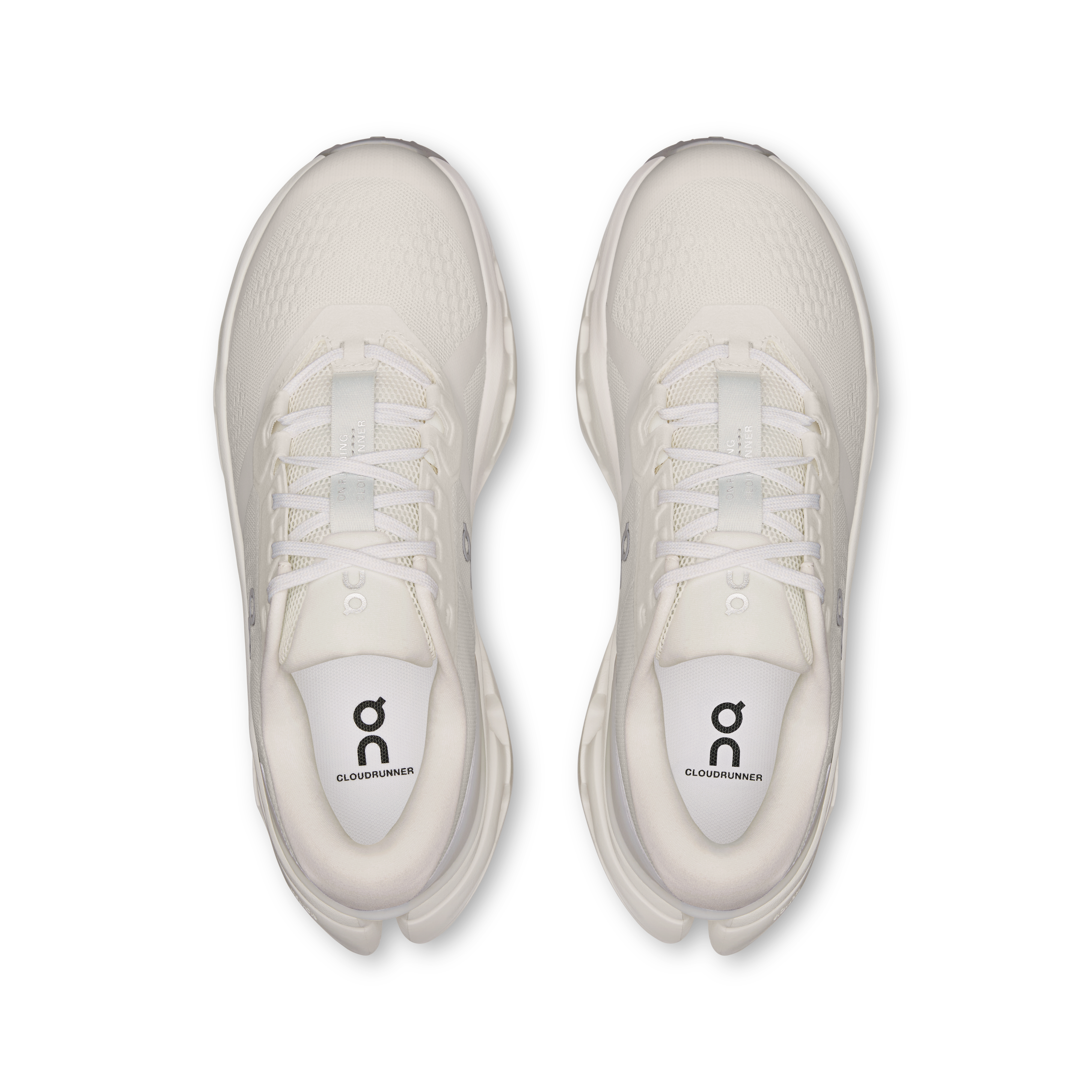 On Cloudrunner 3 Wide White & Ivory Femme Running sur route Chaussures