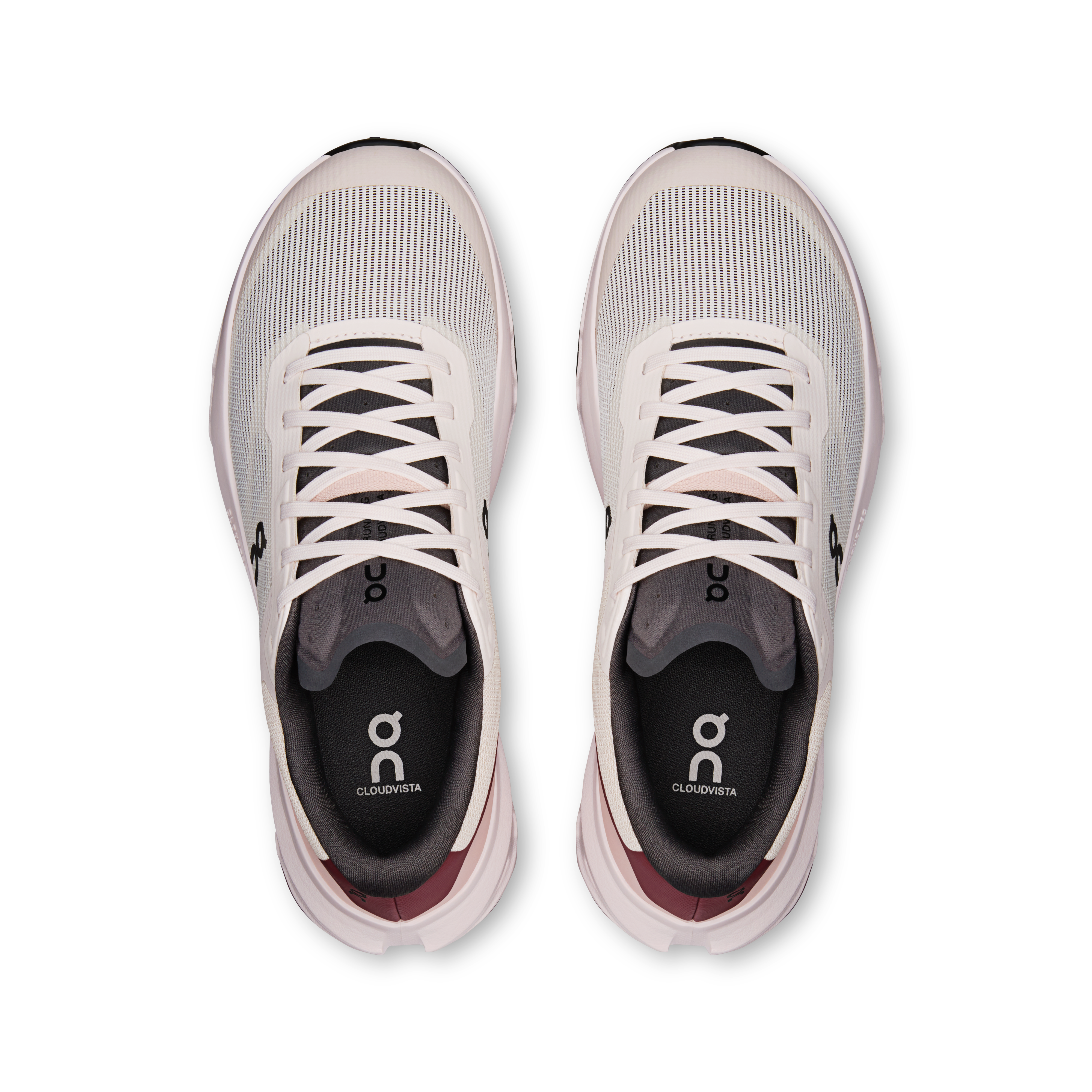 On Cloudvista 3 Oyster & Barberry Femme Running de trail Chaussures
