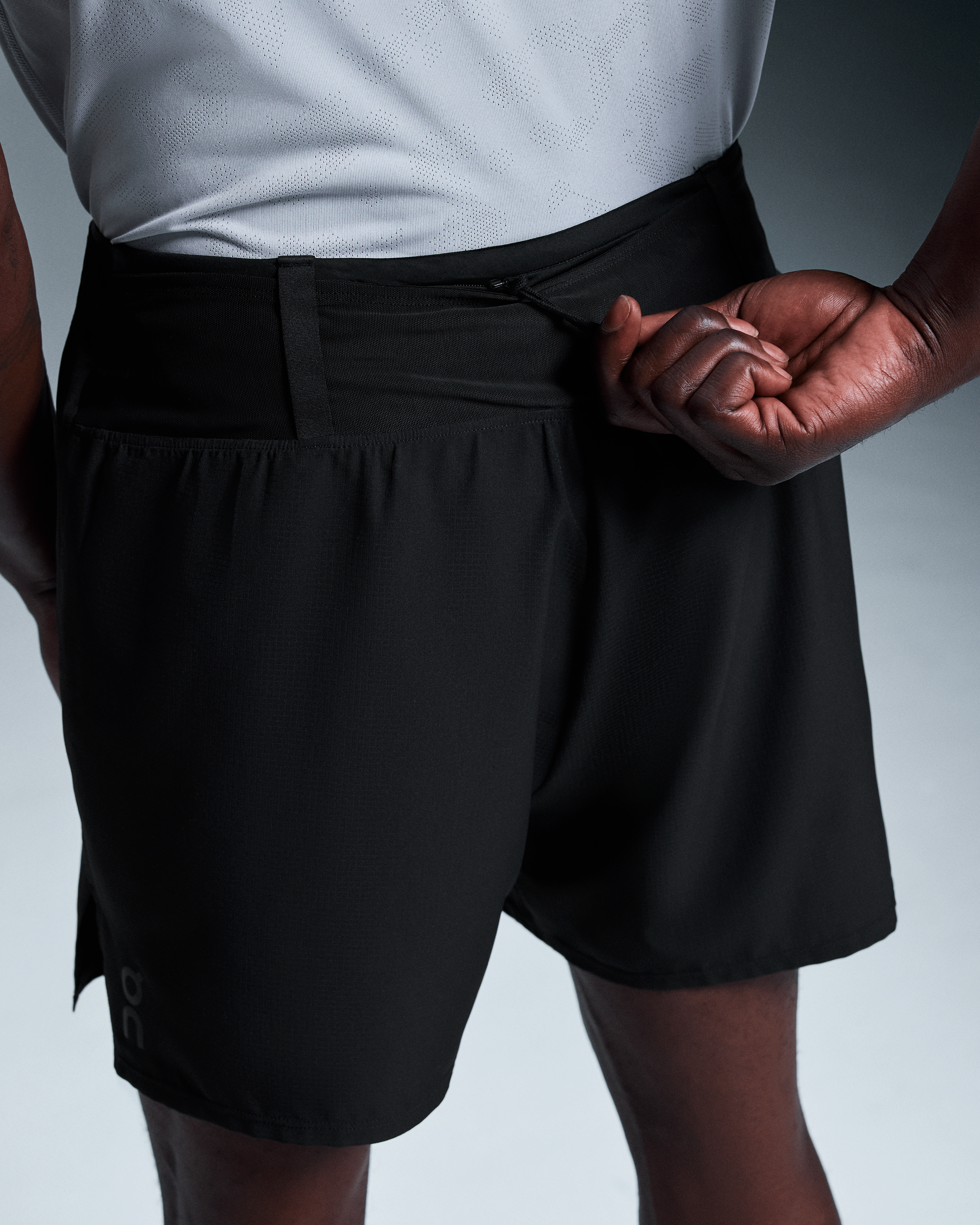 On Trail Shorts Black Homme Shorts
